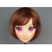 (LANMEI)Sweet Girl Resin Half Head Female Cartoon Character Kigurumi Mask With Cosplay Anime Role Lolita Mask Crossdress Doll